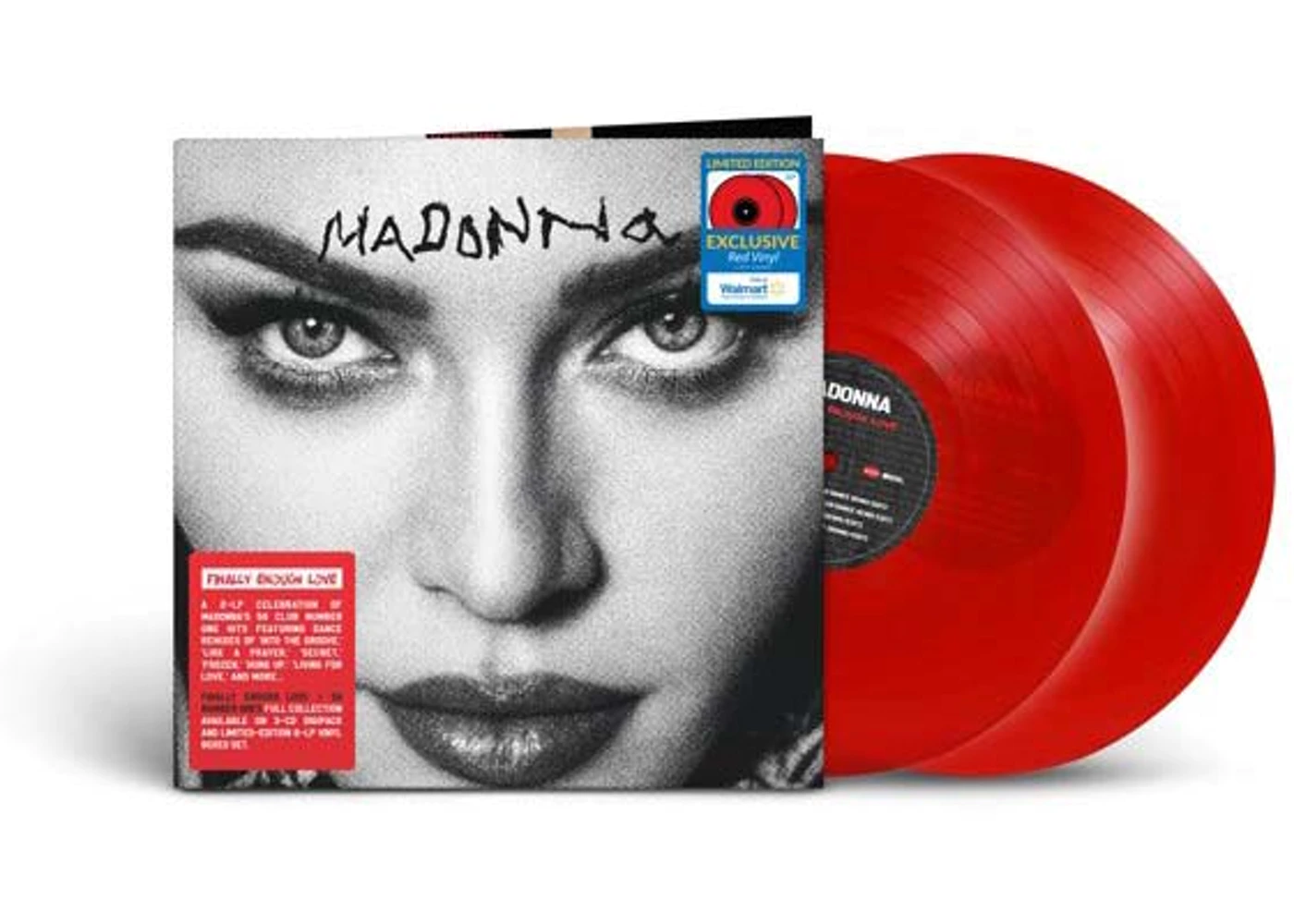 Madonna Finally Enough Red 2LP - El Genio Equivocado, La Botiga