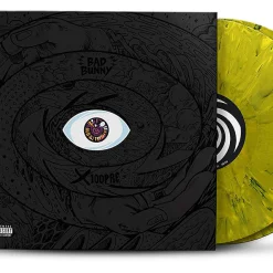 Bad-Bunny-X100PRE-Yellow-Splatter-2XLP-Vinyl.